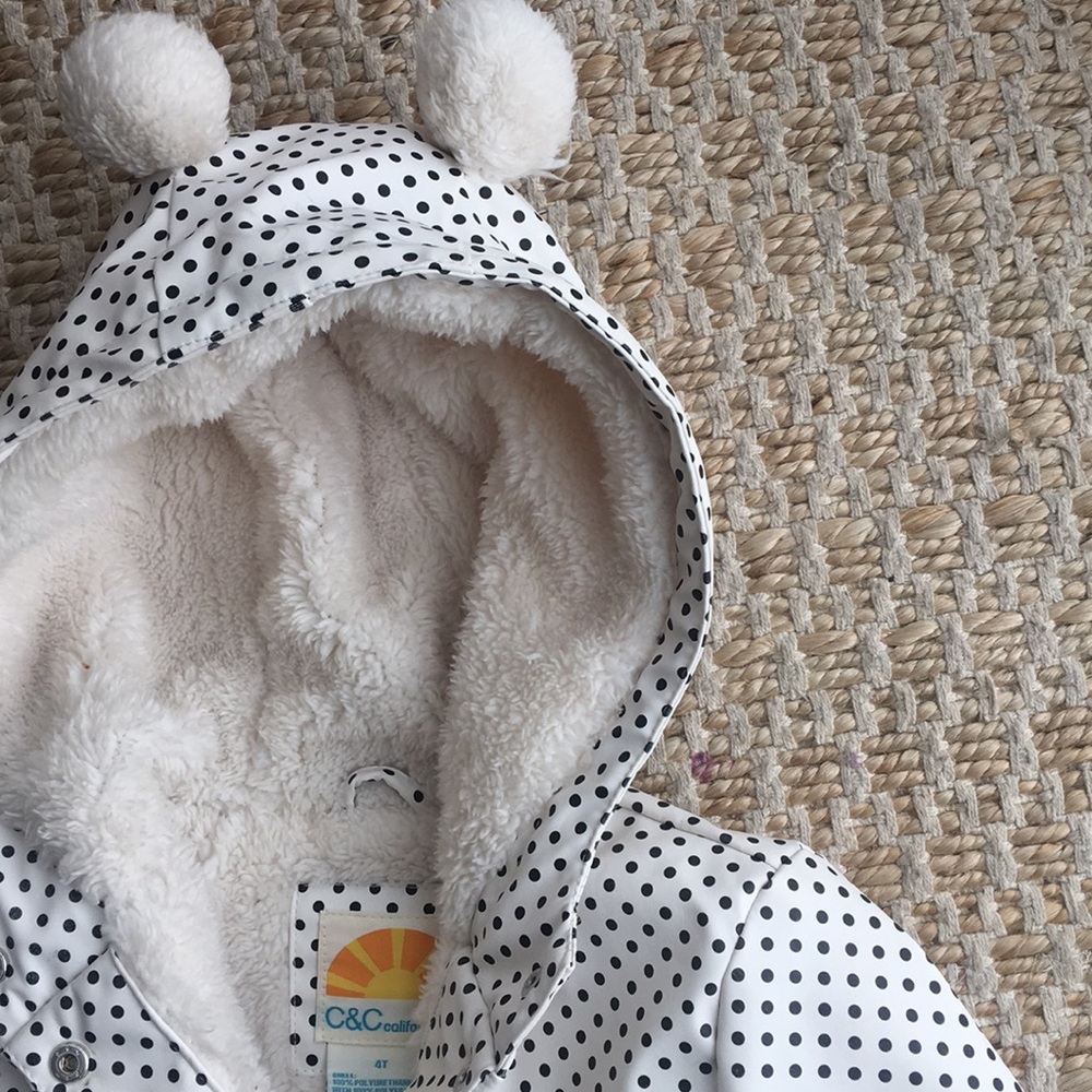 Adorable rain jacket from C&C California